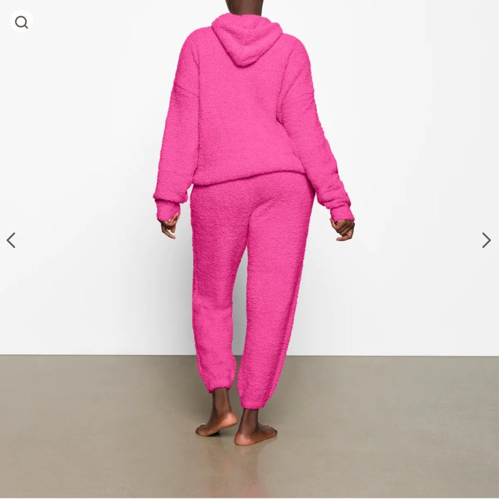 Skims Cozy Fuzzy Pink Set- unworn